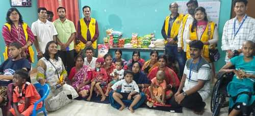 Donation of Nutritious food to Cancer Affected Childrendone by LCB Netaji
